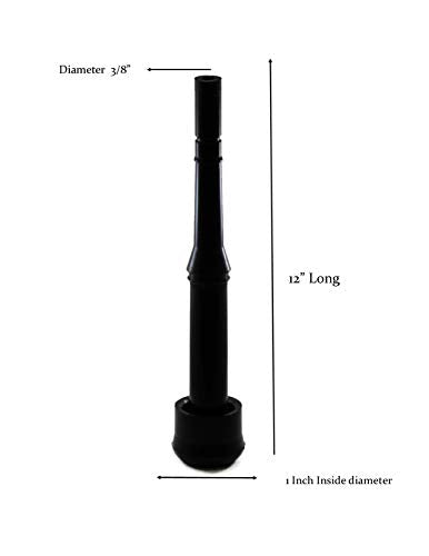 Melasty, Rubber Inflation/Liner for Cow 12" Long for Milking Machine Compatible with Delaval and Tulsan (4 Pcs) and 1 Milk Claw 240cc Combo!