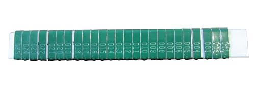 Jiffy Wing Bands Numbered - NOT Stamped Aluminum Chicken Pheasant Poultry Duck Wing Identification Tags (100, Green) - color: Green