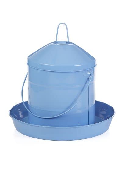 Double-Tuf® Painted Hanging Galvanized Poultry Feeder | Automatic Poultry Feeder | Easy to Use | Durable, Weatherproof and Lightweight | 17 lbs