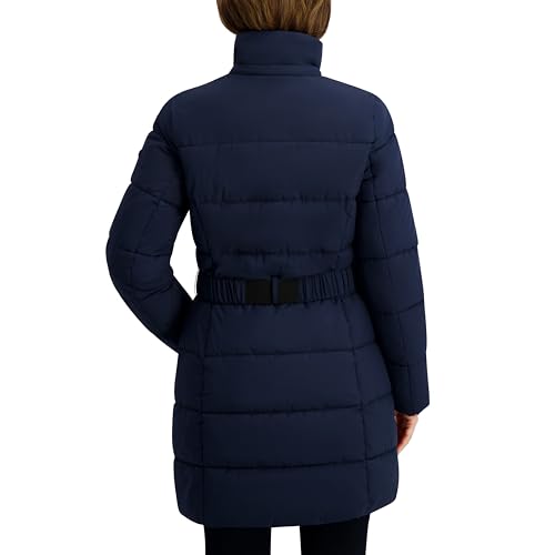 Nautica Women's Maxi Puffer - color: Navy Seas, size: X-Small