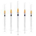 1mL/cc Disposable Luer Lock Syringe 25G 1 inch for Lab Use, Individually Wrapped,Pack of 50 - style: 1ml-25G-1" (Luer Lock)