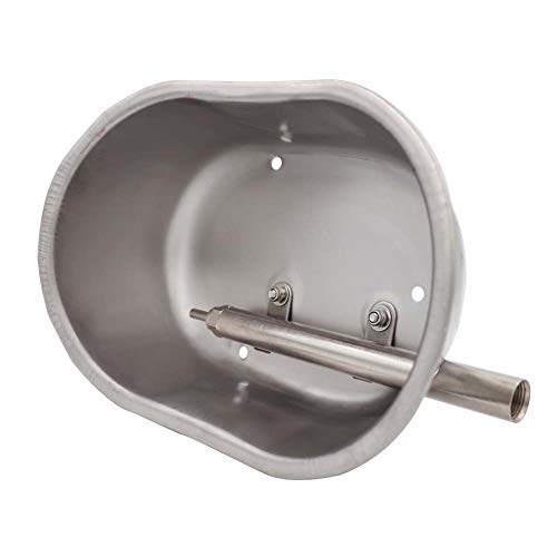 Automatic Pig Waterer Stainless Steel Pig Nipple Waterer | Durable and Rust-resistant, Wall Mounted Livestock Waterer 1/2" Thread, Suitable for Pigs, Hogs & Sows in Barns and Pens