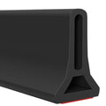 3ft/5ft/6ft/8ft10ft Collapsible Shower Threshold Water Dam Water Barrier for Shower and Water Stopper Keeps Water Inside Water Threshold for Wet and Dry Separation (6ft, Black) - color: Black, style: 6ft