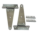 Stainless Steel Extra Heavy Tee Hinge, (2pack(8"), Stainless Steel) - color: Stainless Steel, size: 2pack(8")
