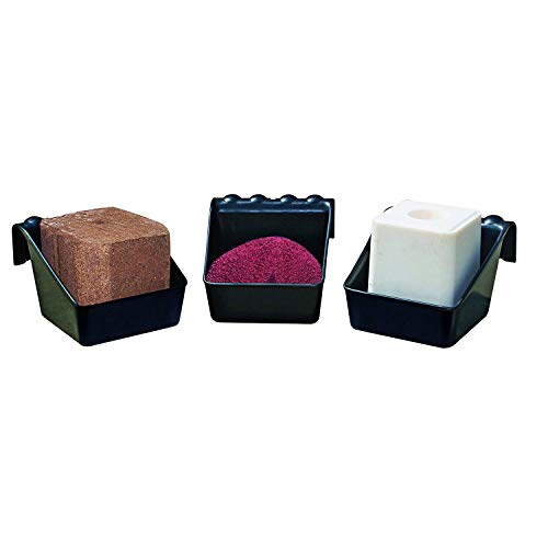 Little Giant 50 Pound Plastic Universal Livestock Block Holder and Feeder (2 Pack) - size: 2 Pack