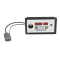 Fdit Intelligent Incubator Thermostat Controller, Digital Automatic Temperature Humidity Monitor with Alarm Egg Light Countdown Timer 12V ABS 150 x 88 x 30 mm for Egg Hatchers