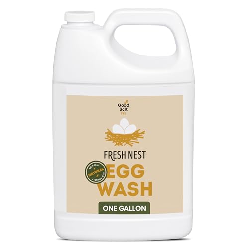 Egg Wash for Fresh Eggs, Non-Toxic Formula, 1 Gallon Refill | Fresh Chicken & Duck Eggs, Hypochlorous Acid, Remove Dirt, Food Safe, Fragrance-Free, Non-Toxic Cleaner, No Chemical Residue - size: 128 Fl Oz (Pack of 1)