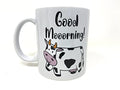 Cow Mug Cute Coffee Mugs Funny Good Mooorning Ceramic Udderly Cows Cup Cow Lover Coffee Mug | 11 oz