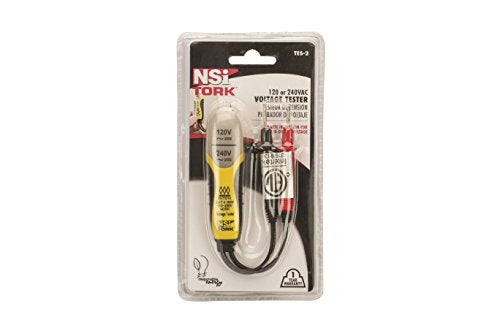 NSi Industries TES-2 Voltage Tester, 120 or 240 VAC, Neon