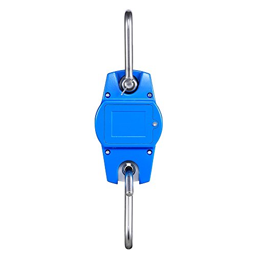 Klau Mini OCS-L Industrial Crane Scale, Blue, 300 kg / 600 lb | Digital Hanging Scale, Indoor Farm Factory Outdoor, Weighing - color: Blue