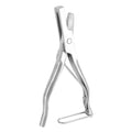 VBESTLIFE Ear Tag Plier, Stainless Steel Pig Ear Notcher, Livestock Ear Notcher Marking Tool, Animal Identify Tool for Farm Animals (V Shaped Ear Notcher)