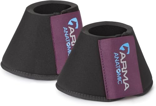 Shires Arma Neoprene Bell Boots: Ultimate Protection & Comfort Plum/Full