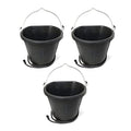 Farm Innovators FB-15R 4.5 Gallon Rubber 90 Watt Heated Bucket w/Built in Thermostat to Resist Cold (3 Pack) - color: 4.5 Gallon, size: 3 Pack