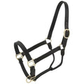 Royal King Leather Stable Halter - color: Black