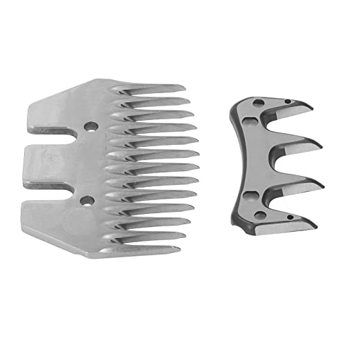 Wool Clippers Replacement Blade, Sheep Shears Blade High Carbon Steel Straight 13 Tooth Electric Wool Cutter Goat Clipper Scissor, nozzles