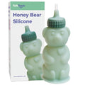 TalkTools Honey Bear Silicone Straw Cup, Dishwasher Safe Baby Drinking Bottle, Premium Food-Grade Material, Honeybear Sippy Cup for Ages 4+ Months, Kids and Toddlers (Single 8oz) (Sage) - color: Sage