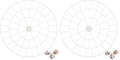 Enhon 48 Egg Tray Compatible with Nurture Right 360 Incubator, Plastic Egg Turner Tray Replacement for Hatching Small Quail Bird Chicken Goose Turkey, Hand Washable, Various Sizes (Pack of 2) - size: 12.2"L x 12.2"W x 0.8"H (Pack of 2)