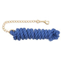 Tough 1 Braided Cotton Lead with Chain - color: Royal Blue