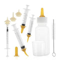 Kitten Bottle Feeding Kit, Pet Nursing Kit, Yellow, 1 Set | Easy-to-Use Kitten Feeding Set, Complete Care Solution for Feeding, Kitten Bottle Feeding Set with Nursing Nipples - color: Yellow