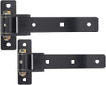 13'' Heavy Duty Strap Gate Hinges 900 LBS,180° or 90° Smooth Open Hinge | 2Pcs Thick Steel Weld/Bolt-On Hinges,Built-in Bearings for Wooden/Metal Gates,Fence,Shed,Barn,Garden Gates(Patent Pending)