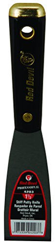 Red Devil 4203 1.5" Stiff Putty Knife - size: 1.5 Inch