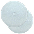 SlipX Solutions 23" Non Slip Round Shower Mat, Drain Hole, Clear, 2 Pack | Wet Surface Protection For Elderly & Kids Bathroom, Drainage Holes, 160 Suction Cups, Fits Shower Stalls, Dorms, & RV's