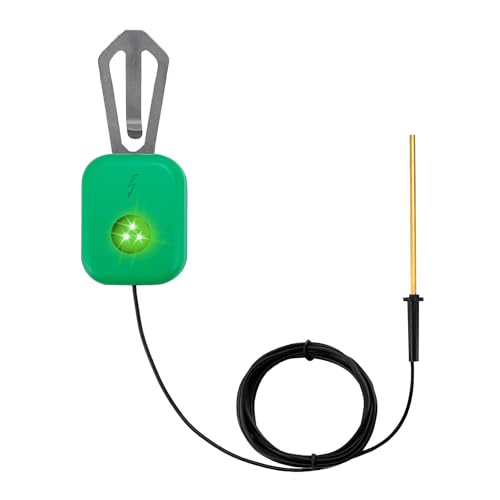 Electric Fence Tester with LED Indicator Lights - 300V to 10kV Range | Detects Energizer Pulses | Clips to Wire or Tape Fences - style: 1 Pack
