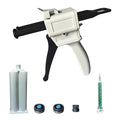 1 PCS Dispenser Gun, 50ml Dispensing Gun Kit，1:1 | Including cylinder and nozzle，Impression Mixing Dispensing Dispenser AB Gun 1:1 (50ML-1:1)