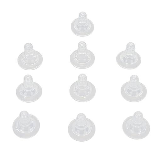 10Pcs Nipple for Goats, 10Pcs Goat Nursing Soft Silicone Thicken Lamb Goats, Small Animal Milk Drink Nipples Feeding Sheep Cattle Rubber Pacifier Replacement Lambs and Kids
