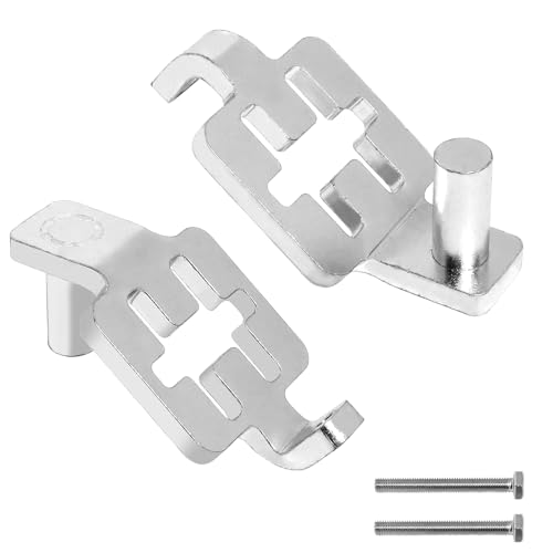 T-Post Gate Hinge Pins 5/8" Shank, Adjustable Hinge Pins for Metal T-Post, Chain Link Fence Gate, Farm & Ranch Use (1-Pack-Right-Angle)