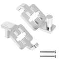 T-Post Gate Hinge Pins 5/8" Shank, Adjustable Hinge Pins for Metal T-Post, Chain Link Fence Gate, Farm & Ranch Use (1-Pack-Right-Angle)