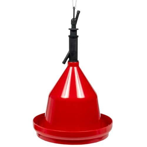 Premier 1 Suspended Dome Drinker for Chickens, Ducks, Geese & Turkeys | Gravity flow design. Hang in portable chicken tractors or coops. For pasture broilers & all flock members.