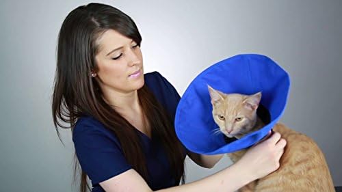 EZ Soft Pet Cloth Recovery Collar, M Size Fits 7" to 15" Neck/6.5" Depth - style: Fits 7 Inch to 15 Inch Neck/6.5 Inch Depth