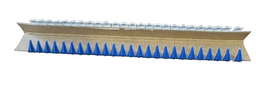 Jiffy Wing Bands Numbered - NOT Stamped Aluminum Chicken Pheasant Poultry Duck Wing Identification Tags (100, Blue) - color: Blue