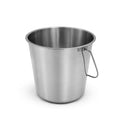 Grip Stainless Steel Bucket (4 Gallon) - Great for Pets, Cleaning, Food Prep - Hang on Fences, Cages, Kennels - Home, Garage, Workshop - size: 4 Gallon