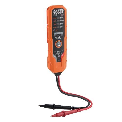 Klein Tools CL120VP Electrical Voltage Test Kit with Clamp Meter, Three Testers, Test Leads, Pouch and Batteries - size: Clamp Meter & 3 Testers Set