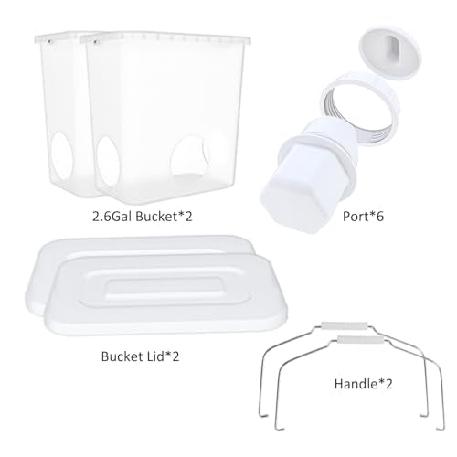 Automatic Chicken Feeder Chicken Feed Container Hanging Chicken Feeder Rainproof Poultry Feeder Bucket (Frosted) - color: Frosted