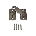 QCAA Solid Brass Shutter Bar/Door Latch, 7/8" x 2-3/32", Satin Nickel, 1 Pack, Made in Taiwan - color: Satin Nickel, size: 1 Pack