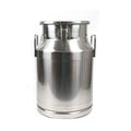 30L/7.92Gal Milk Cans-Stainless Steel Milk Transport Barrels Pail Milk Bucket Jug Oil Barrel Wine Barrel Canister Silicone Seal Barrel - size: 30L