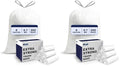 Plasticplace 8 Gallon Trash Bags -White Drawstring Garbage Can Liners - Leak-Resistant and Tear-Proof for Kitchen, Bathroom, Office, and Small Trash Cans 0.7 Mil- 200 Count (Pack of 2) - size: 200 Count (Pack of 2)