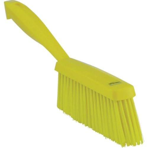 Vikan 45896 Brush,Hand,Medium,14",PP/PBT,Yellow - color: Yellow, size: 4589