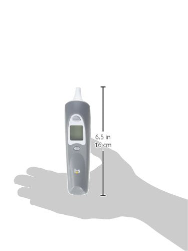 HealthSmart Digital Ear Thermometer for Babies, Kids and Adults - Instant and Accurate Results, Infrared Technology, Visual Fever Indicator, and 30 Disposable Lens Covers, FSA & HSA Eligible - style: Ear