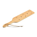 13.1inch Wooden Bamboo Lightweight Paddle with Airflow Holes | Solid Durable Paddle with Smooth Surface,Fraternity Or Sorority Greek Wood Paddle - color: bamboo13.1