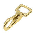 Jeffers Solid Brass Rein Spring Snap with Flat Fixed Eye, 3/4" x 2-1/2", Horse Tack Hardware Clip for Bridles, Reins, Halters, Lead Ropes, Harnesses, Livestock, Farm, Ranch & Leathercraft - 1 Pack