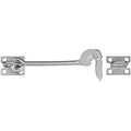 National Hardware Safety Gate Hook, 6 in, Steel, Zinc Plated | Automatic Locking Hook Keeps Livestock Gates Shut; WeatherGuard Finish Resists Rust on Farm Doors