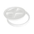 Gamma2 Seal Bucket Lid, Food Grade, 10 In Diameter, Twist Lock, White Color | Fits most 2 gallon buckets, airtight locking mechanism, USA made, keeps contents fresh and dry, simple to close each day - size: 10 In