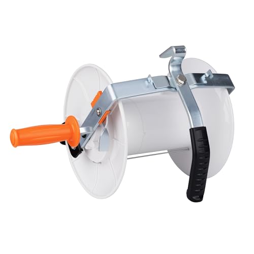 3:1 Geared Electric Fencing Reel, Extended Electric Fence Wire Reel, Suitable for Building Farm Fences - size: extended electric fence reel