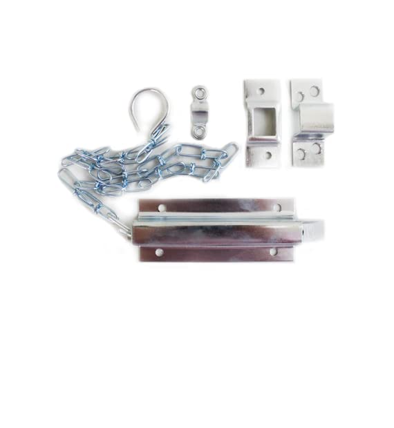 6" Chain Bolt Shed Door Heavy Duty Door Chain Bolt Chicken Coops Barns Sheds