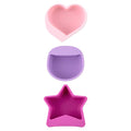 Bumkins Baby Silicone Little Dippers, Attaches to Bowls, Dishes and Plates, Sauce Cup, Holds Condiments, Dip, Puree, Toppings, Baby Led Weaning, Essential Feeding Supplies, for Babies 6 Months Up - color: Pnk-Lav 3pk, size: 3-Pack