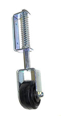 220 lb Heavy Duty Gate or Door Caster - Spring Loaded - 4 Inch Fixed Wheel - Square Shaft Non-Swivel - Foghorn Construction